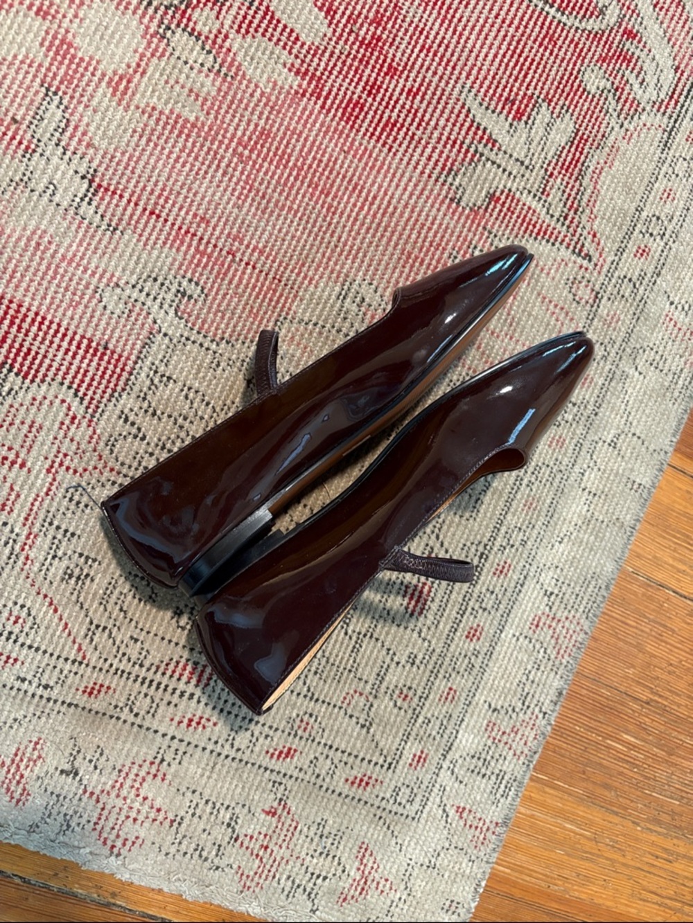 NWOT Madewell Greta Ballet Flat in Patent Leather (Dark Plum/9.5) - Picture 4 of 6